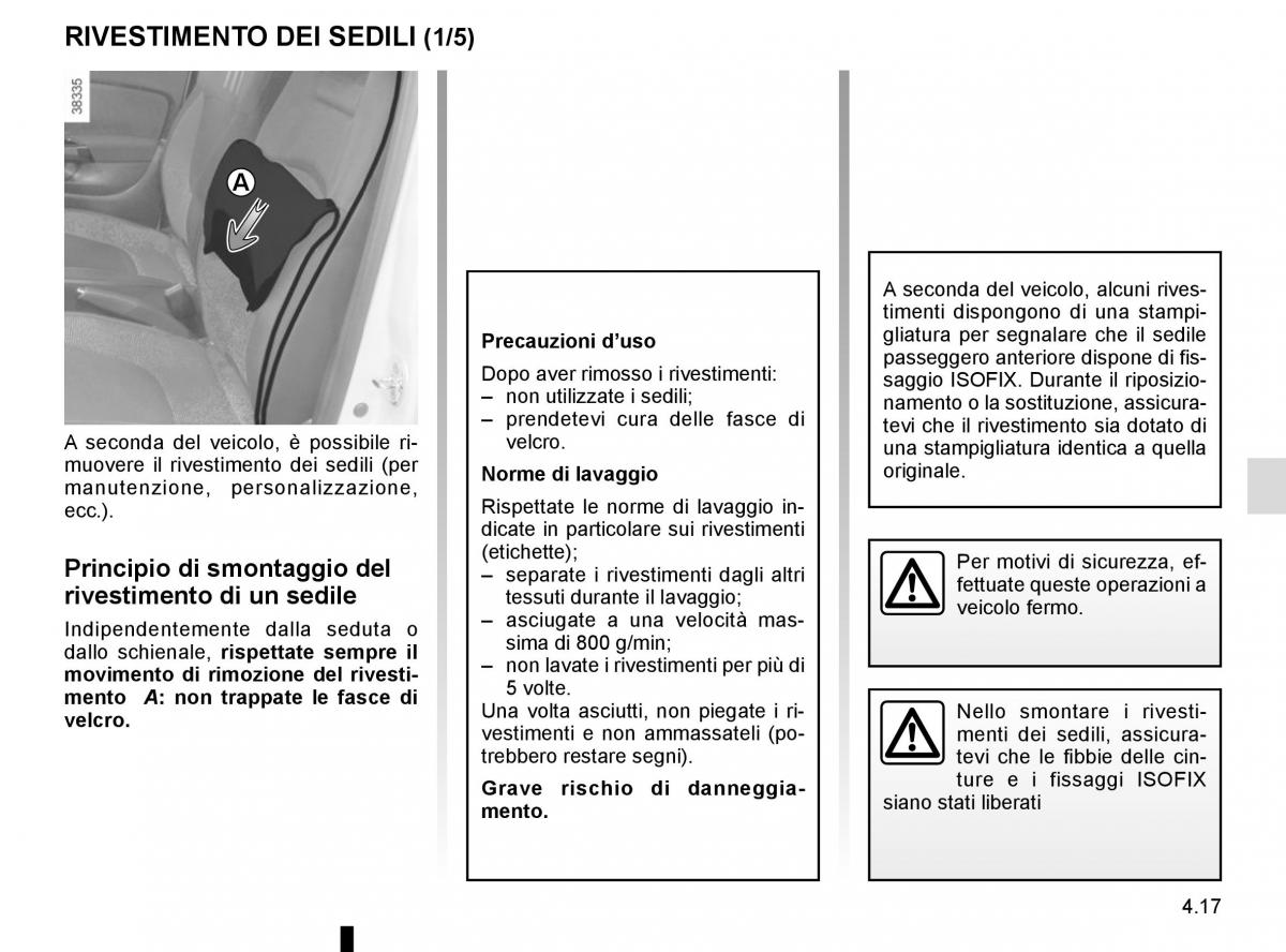 Renault Captur manuale del proprietario / page 175