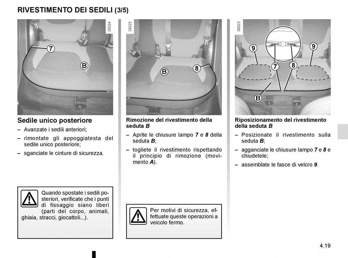 Renault Captur manuale del proprietario / page 177