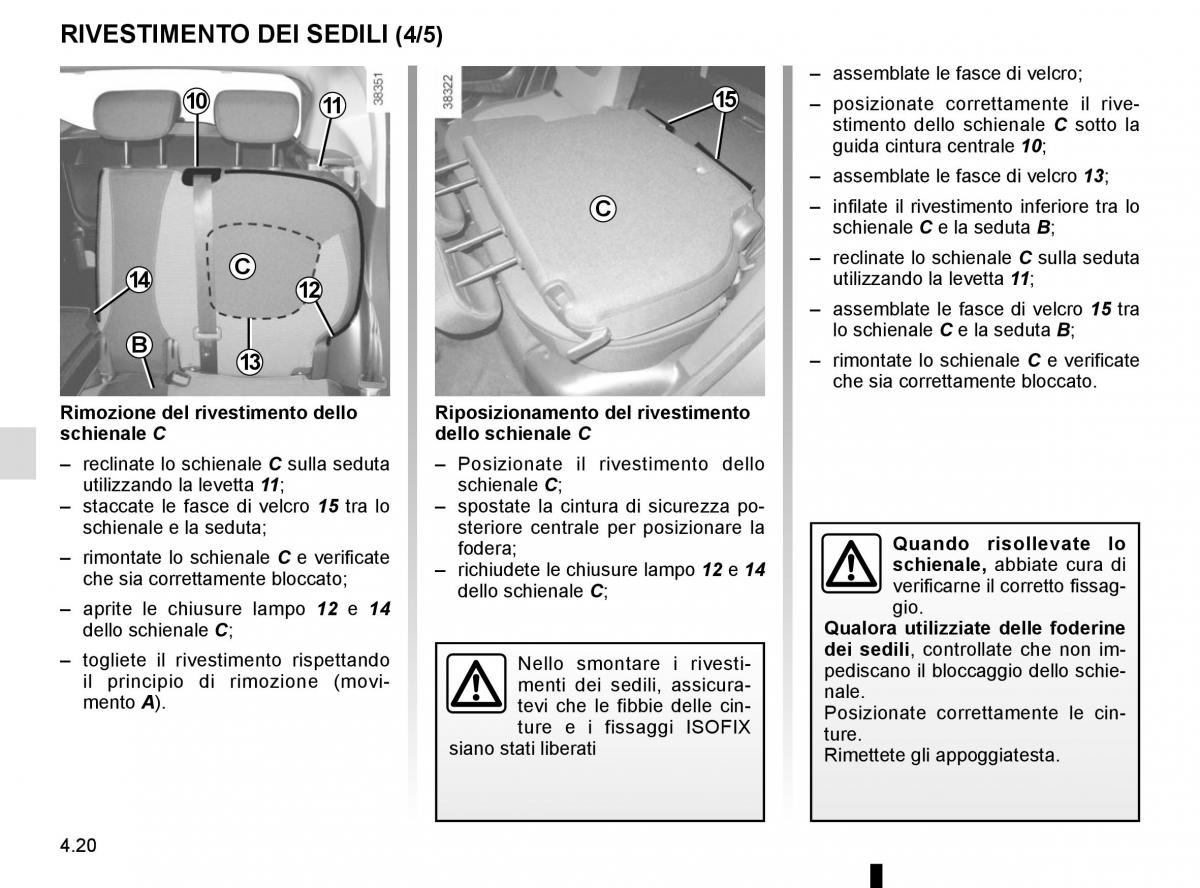 Renault Captur manuale del proprietario / page 178