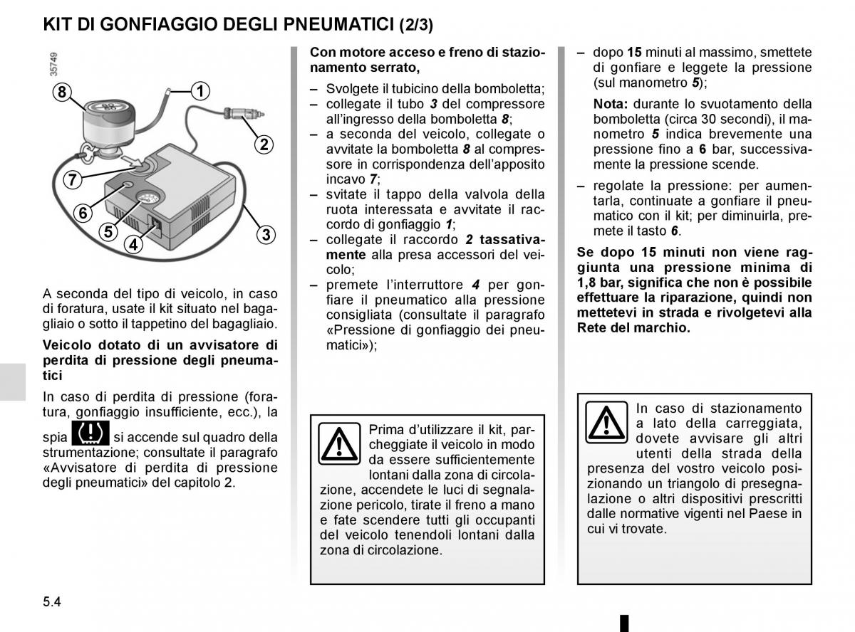 Renault Captur manuale del proprietario / page 184