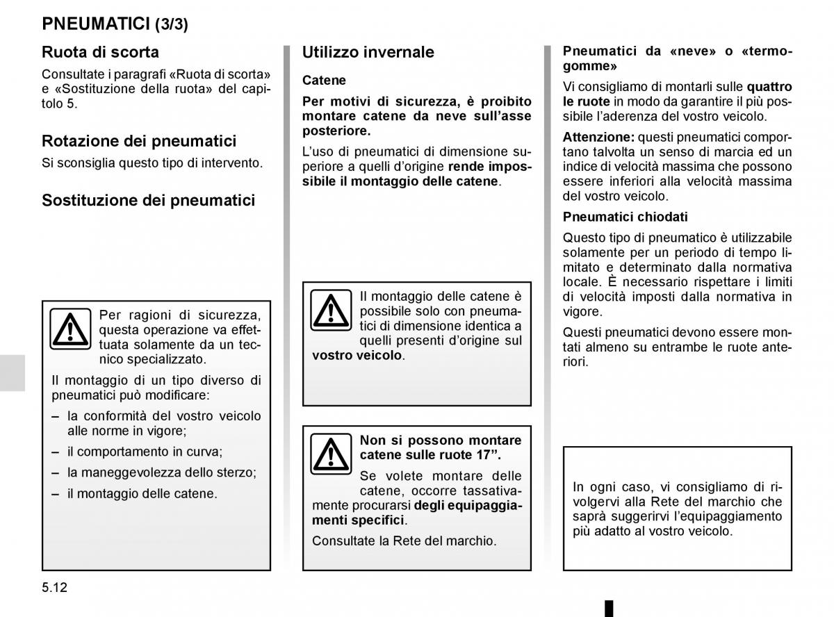 Renault Captur manuale del proprietario / page 192