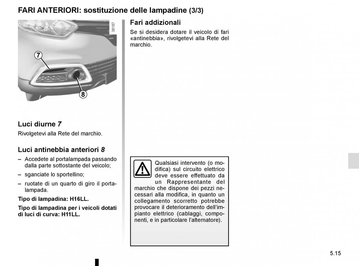 Renault Captur manuale del proprietario / page 195