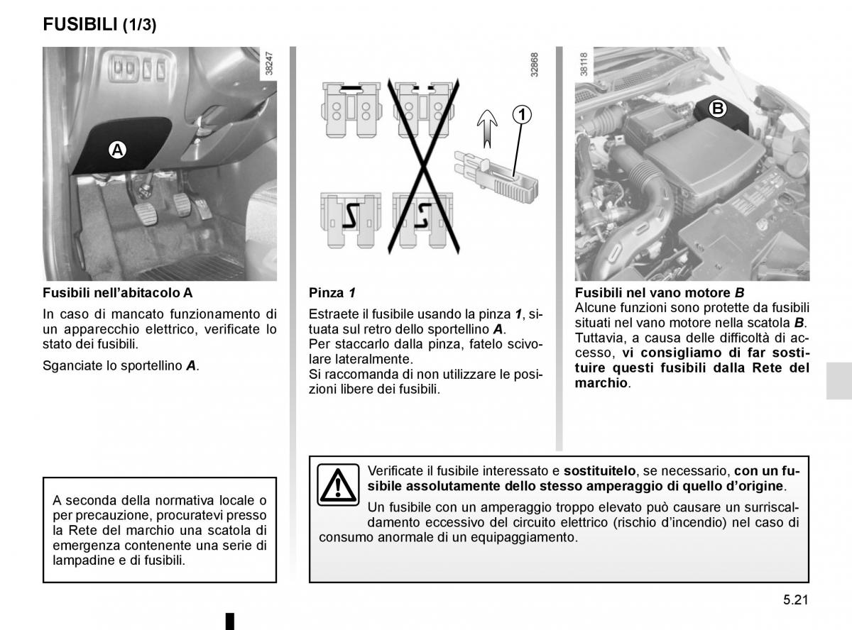 Renault Captur manuale del proprietario / page 201