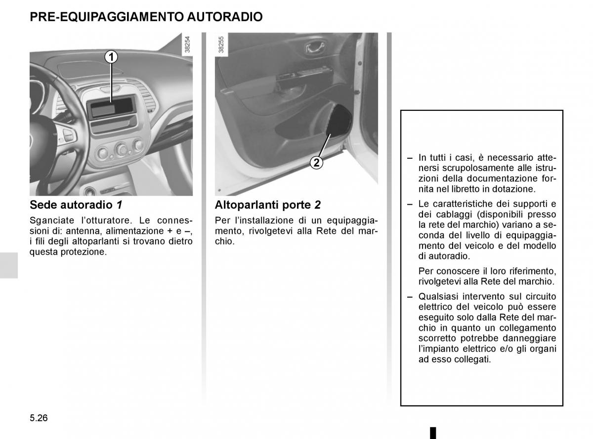 Renault Captur manuale del proprietario / page 206