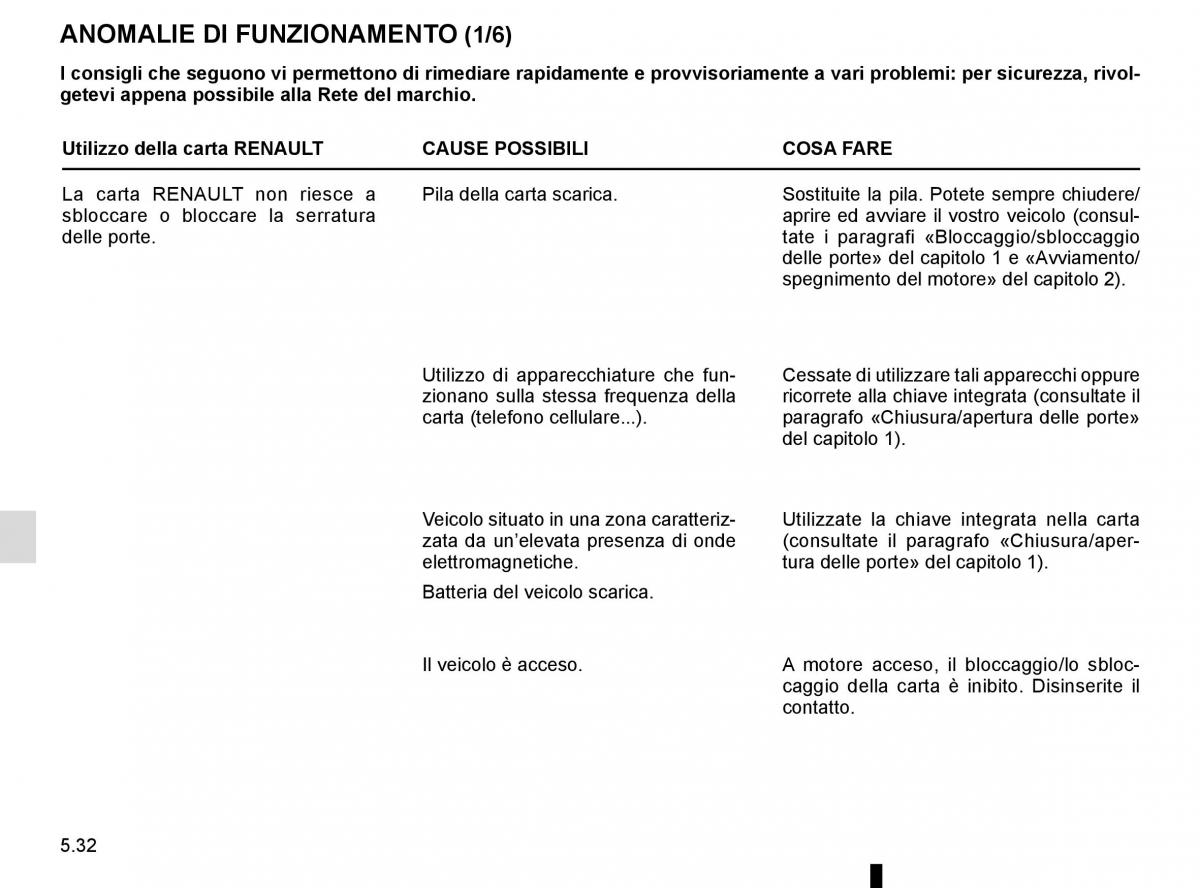 Renault Captur manuale del proprietario / page 212