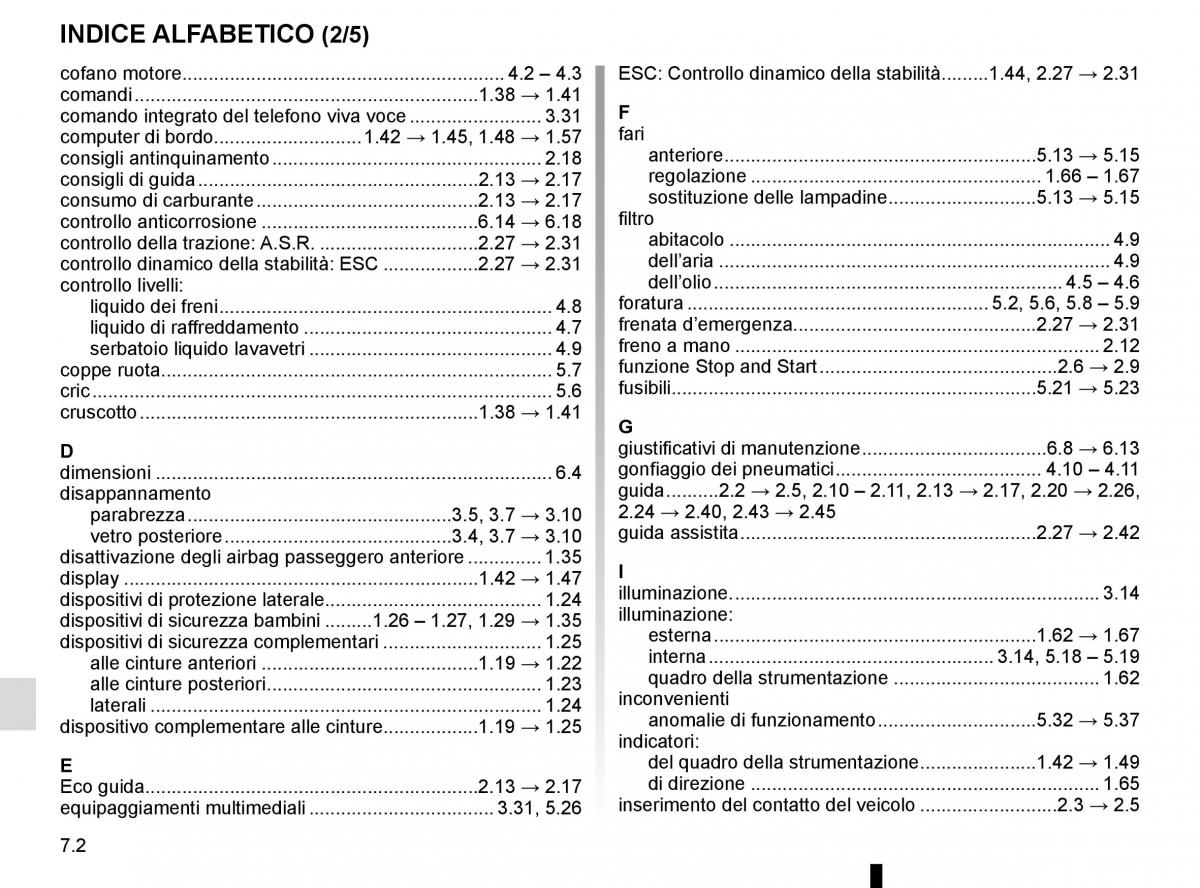 Renault Captur manuale del proprietario / page 238