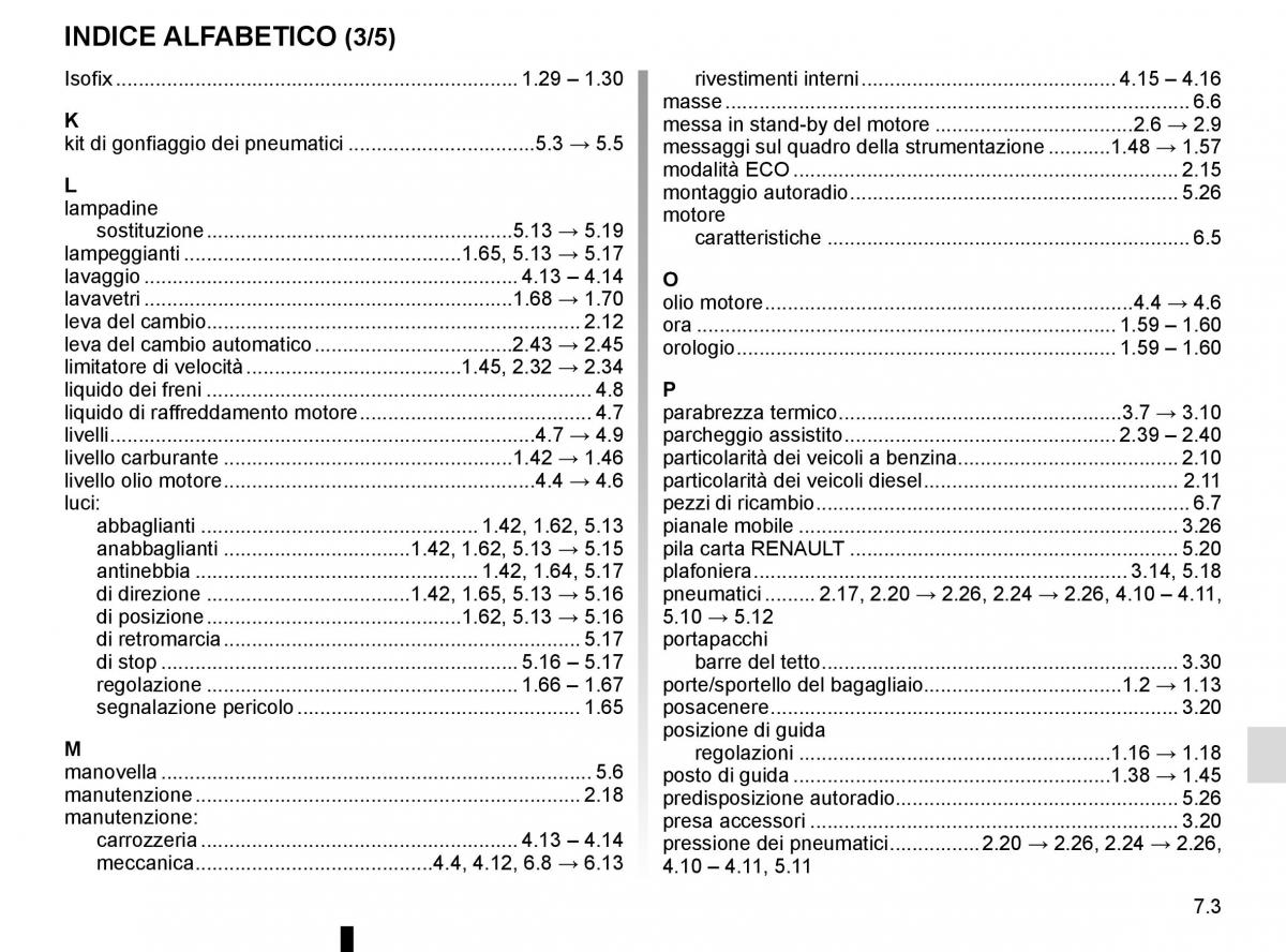 Renault Captur manuale del proprietario / page 239