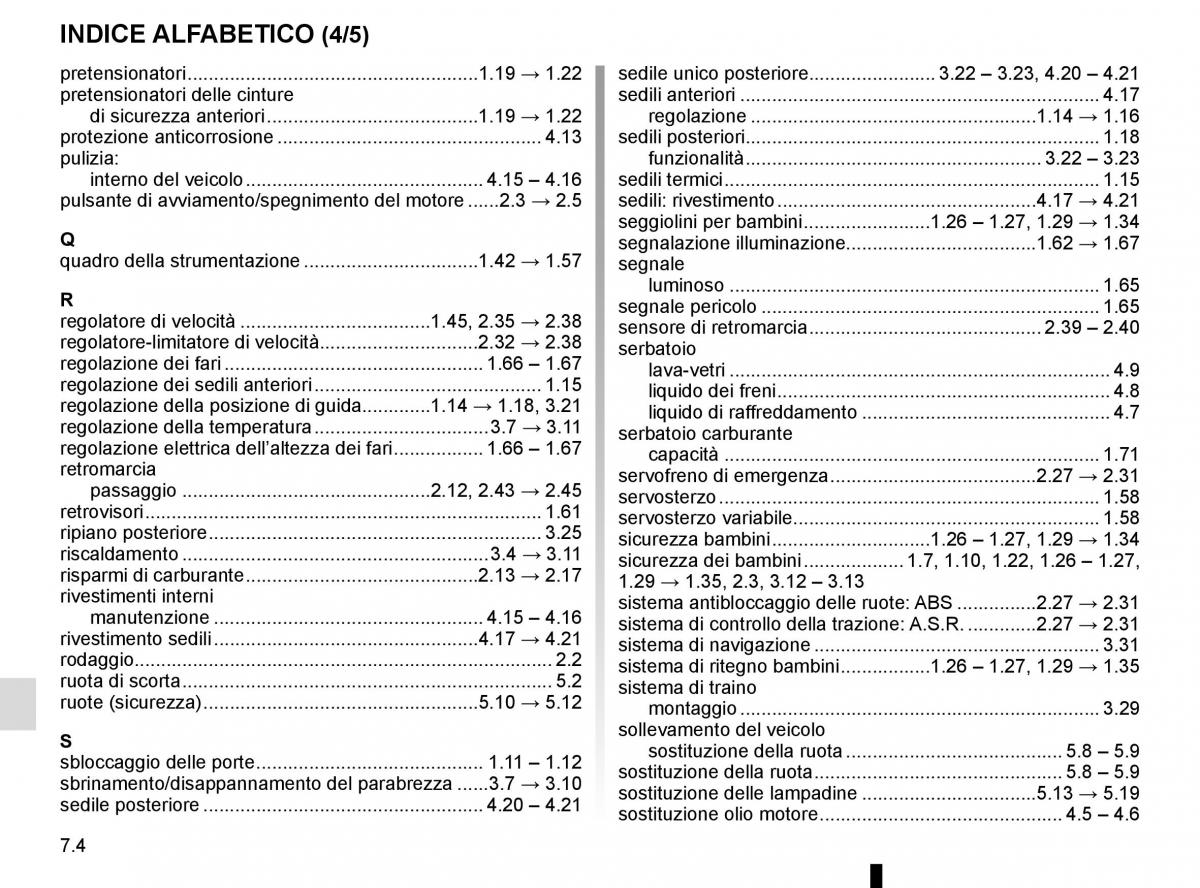 Renault Captur manuale del proprietario / page 240