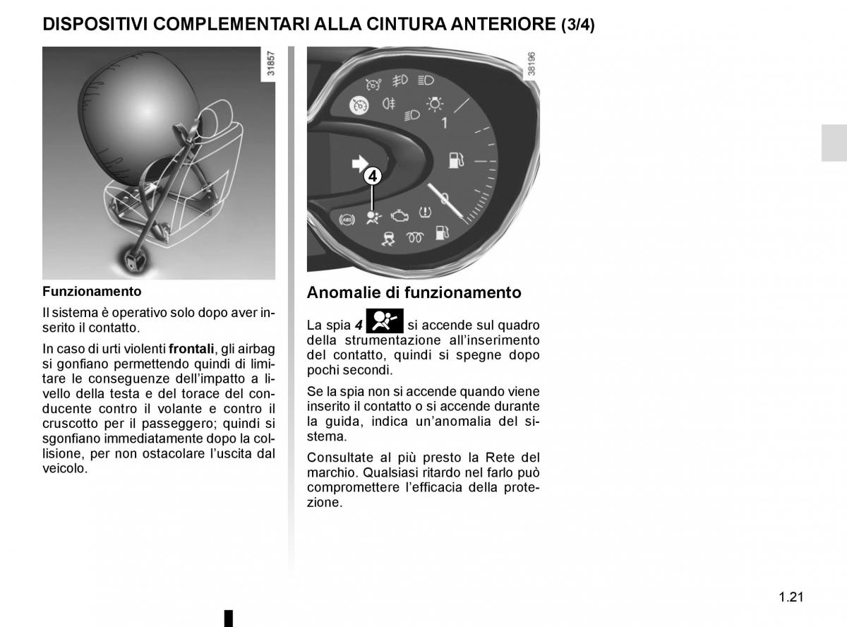 Renault Captur manuale del proprietario / page 27