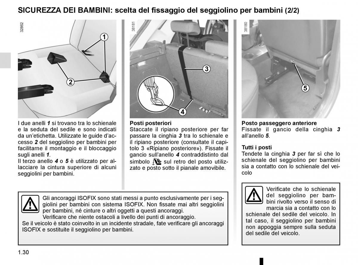 Renault Captur manuale del proprietario / page 36