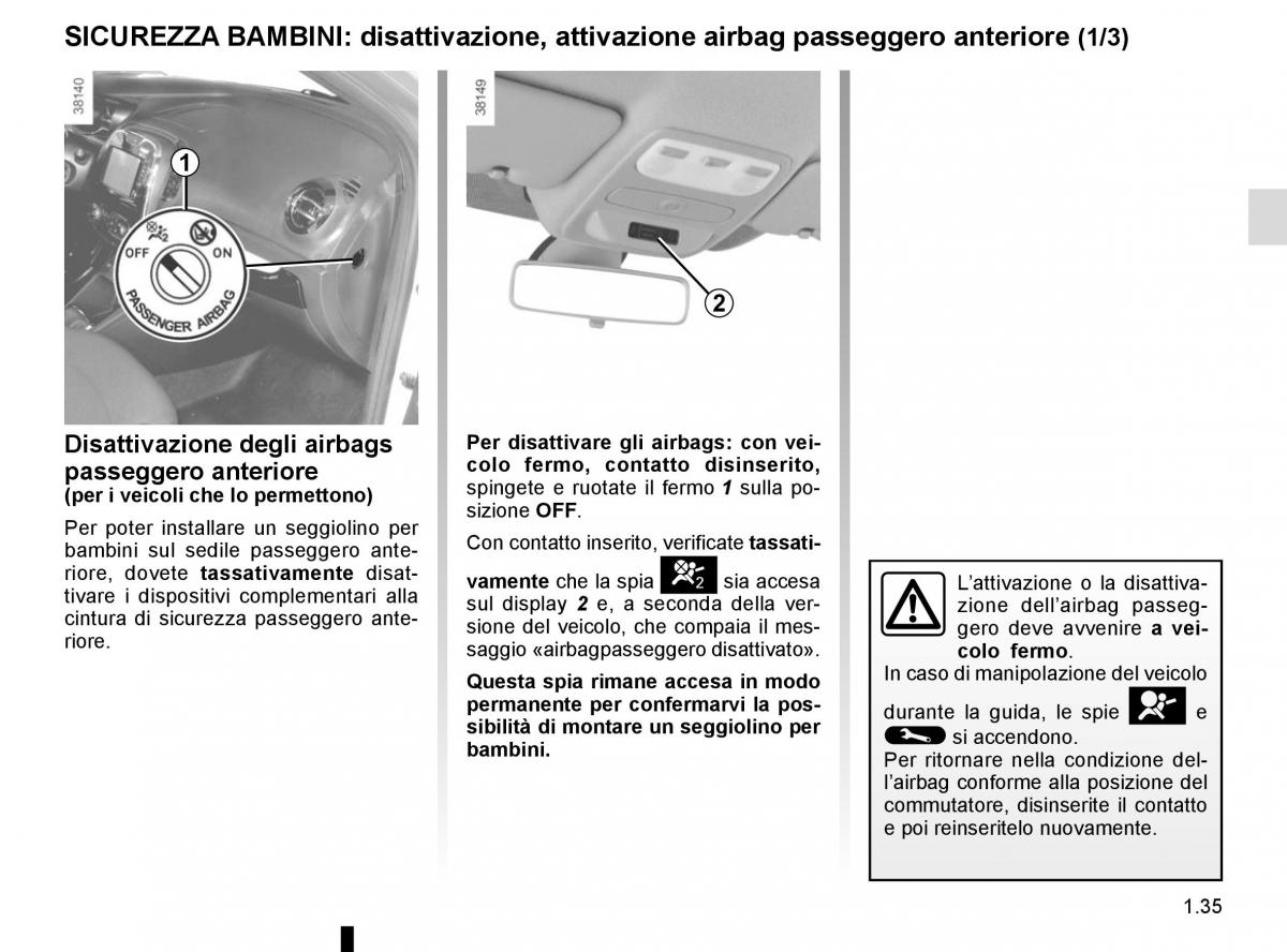 Renault Captur manuale del proprietario / page 41