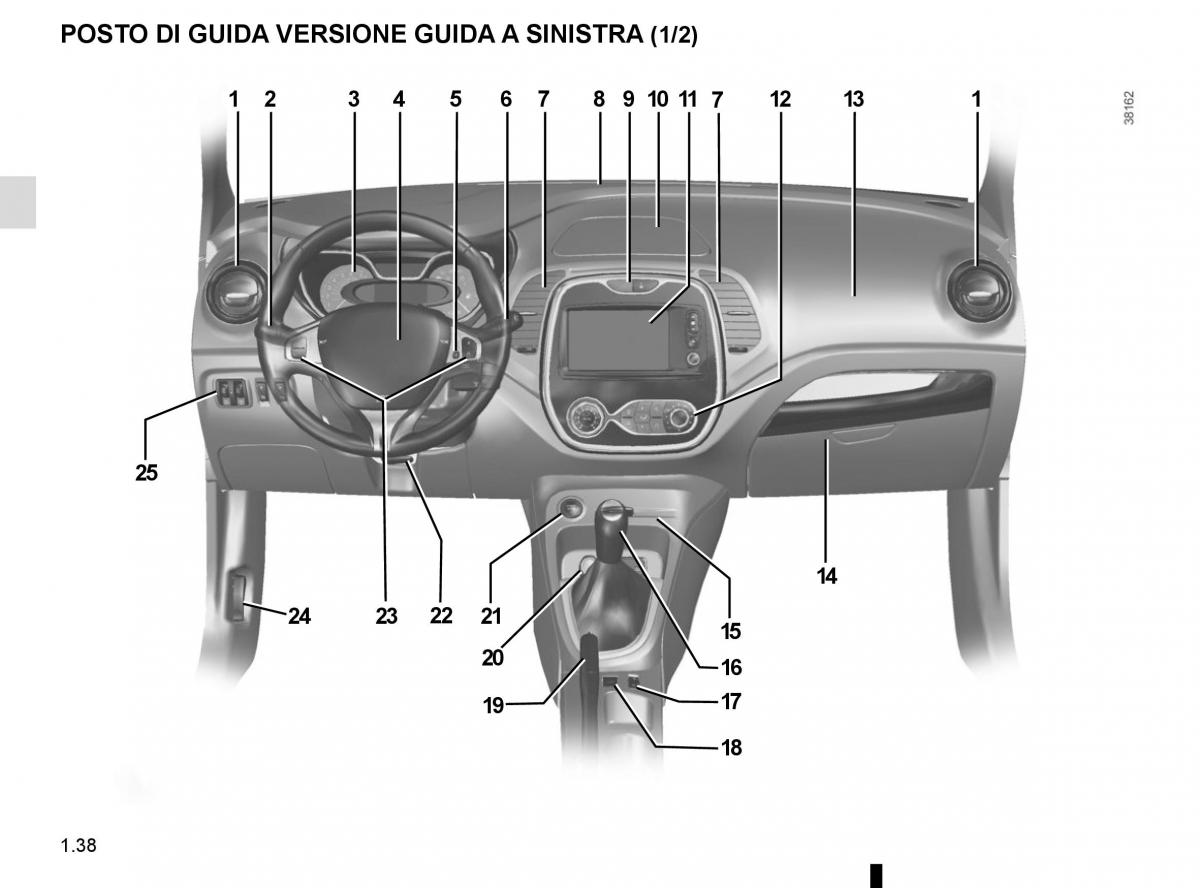 Renault Captur manuale del proprietario / page 44