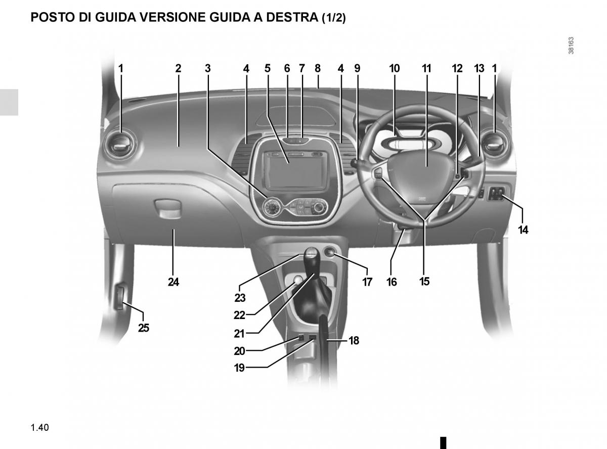 Renault Captur manuale del proprietario / page 46