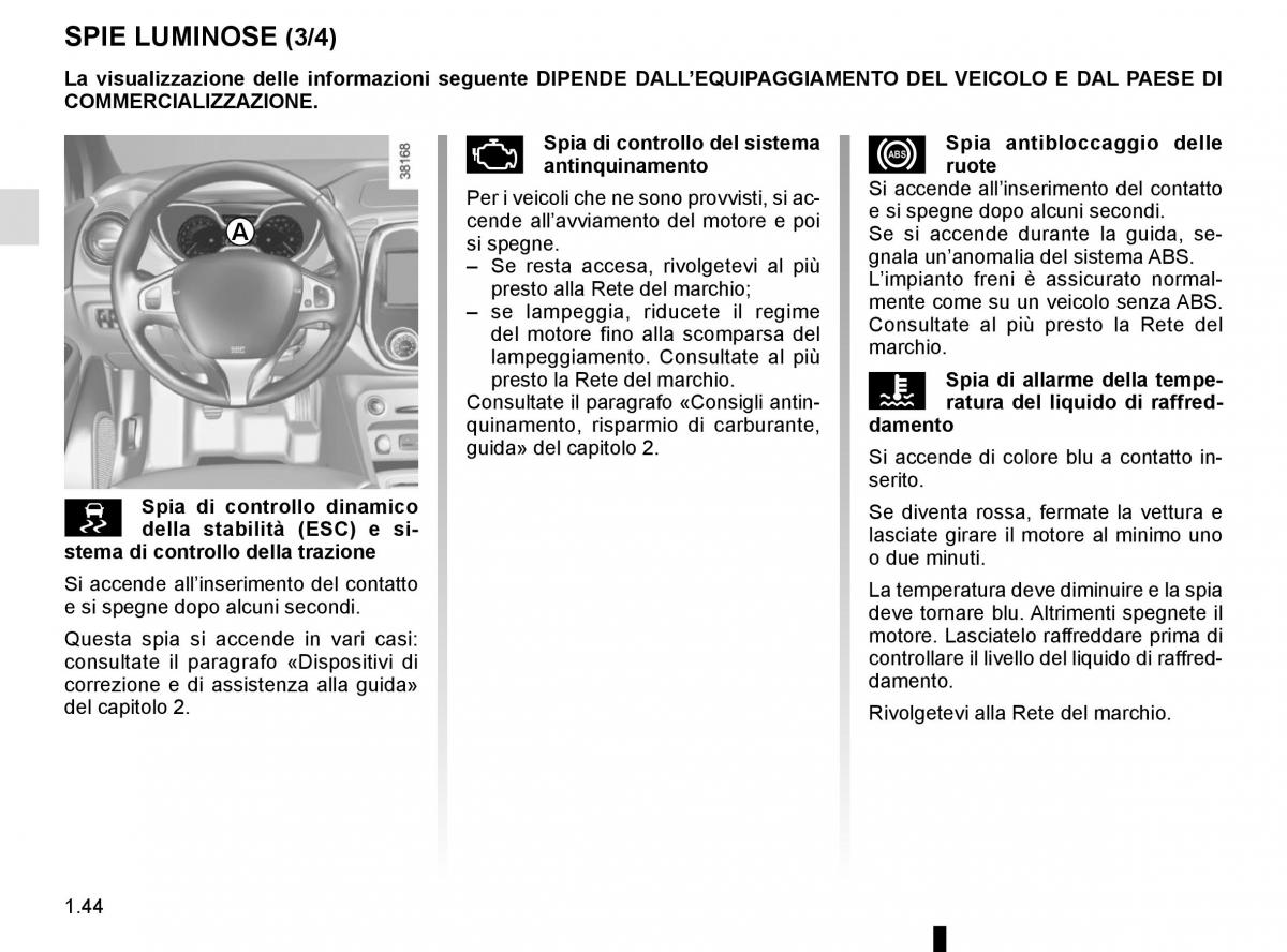 Renault Captur manuale del proprietario / page 50