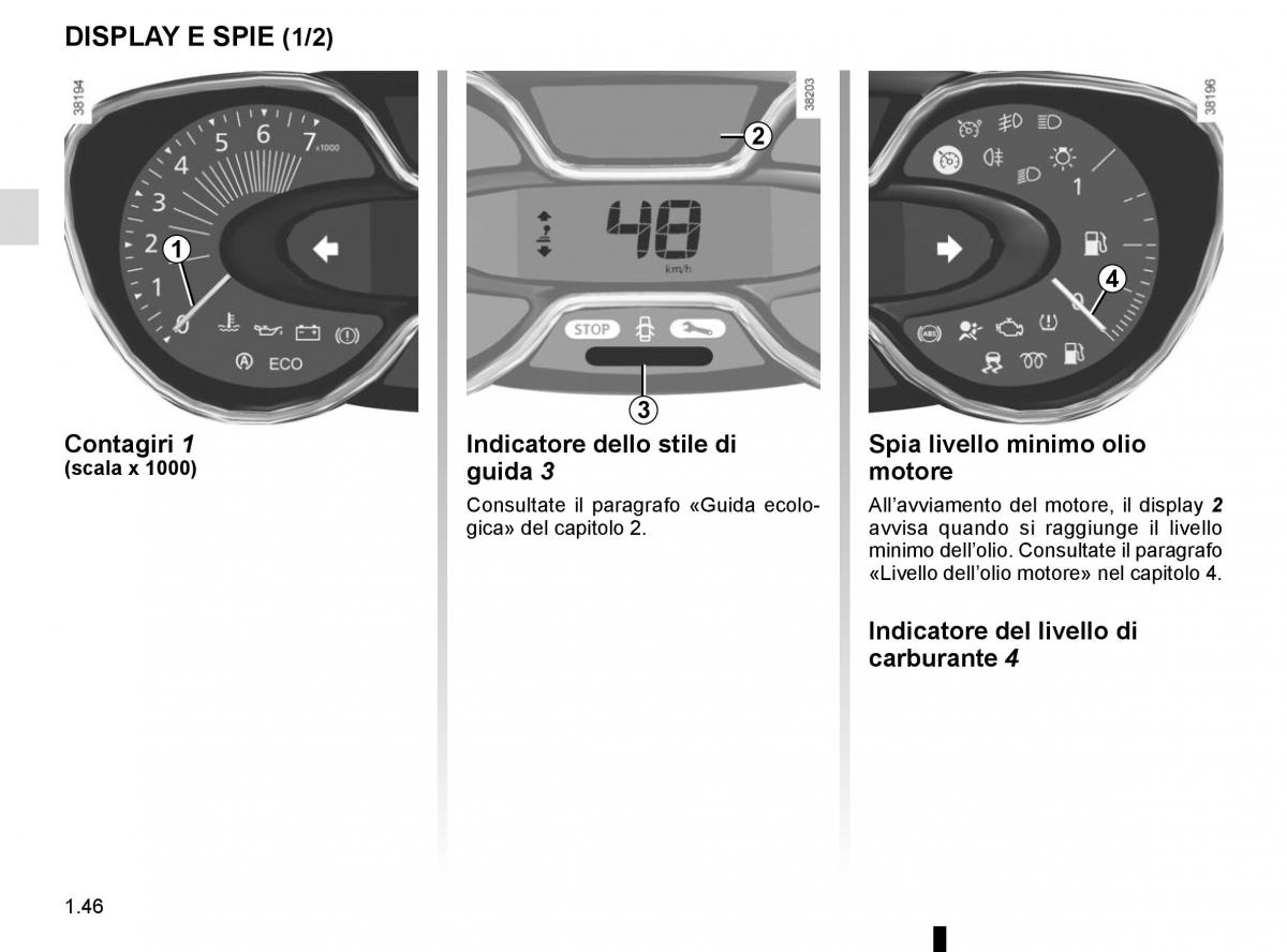 Renault Captur manuale del proprietario / page 52