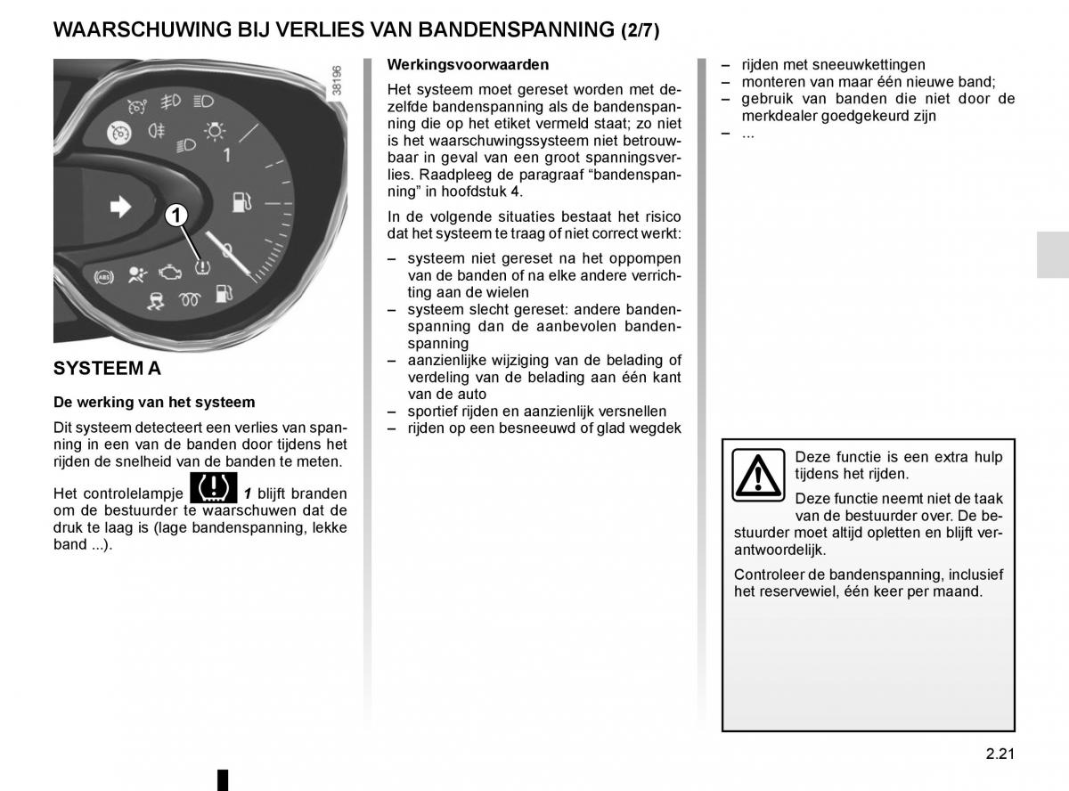 Renault Captur handleiding / page 101