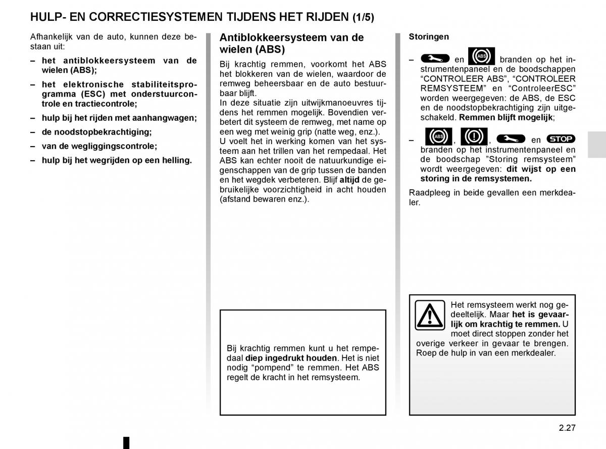 Renault Captur handleiding / page 107