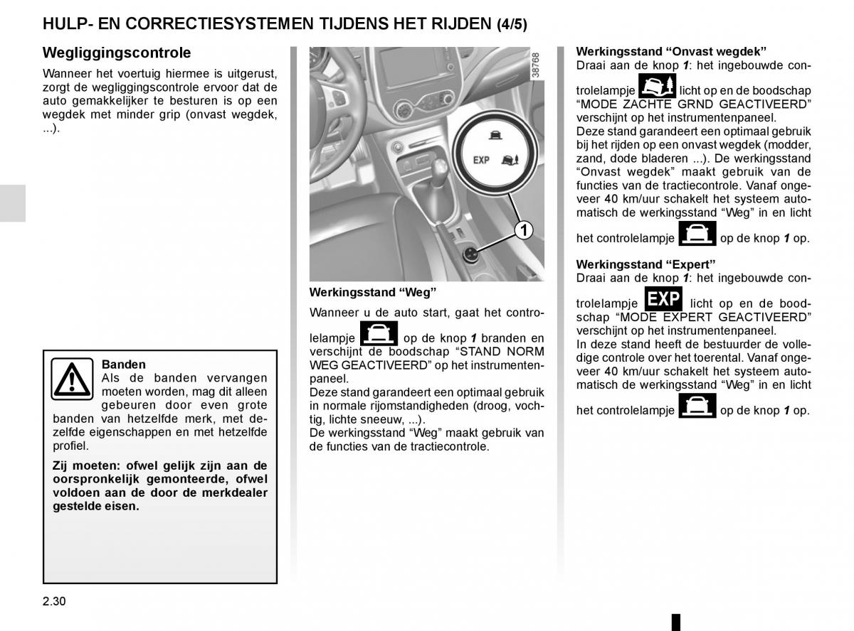 Renault Captur handleiding / page 110