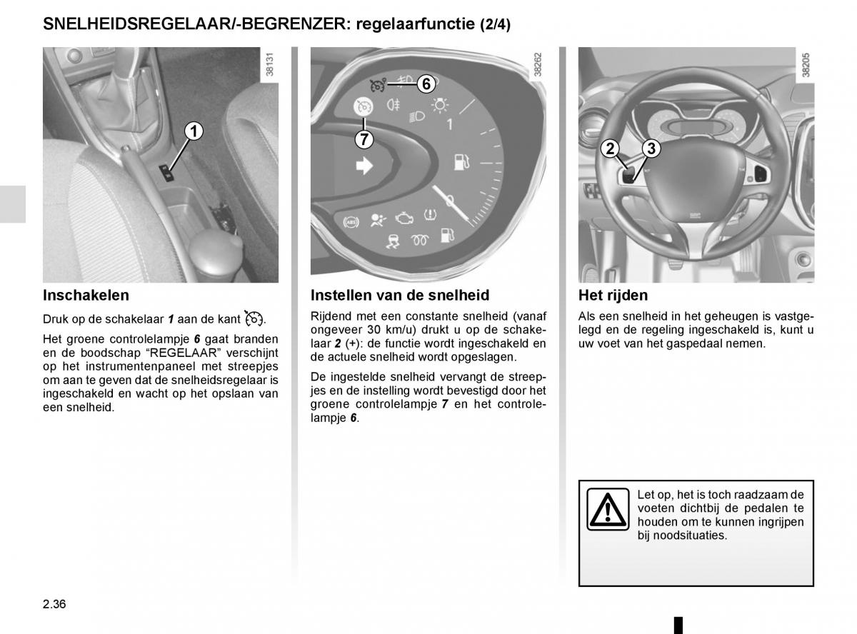 Renault Captur handleiding / page 116