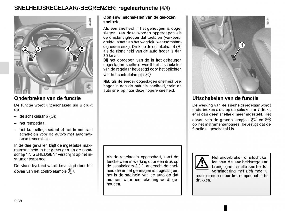 Renault Captur handleiding / page 118