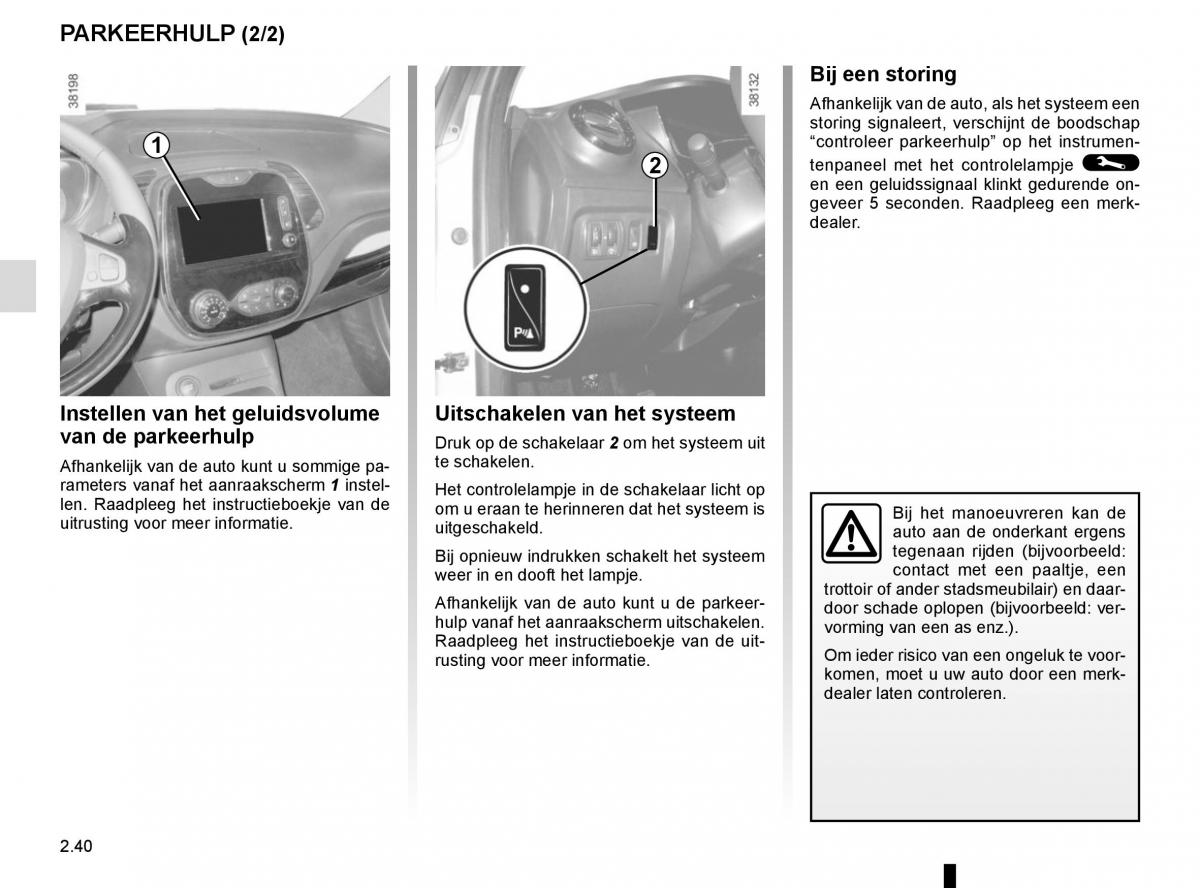 Renault Captur handleiding / page 120