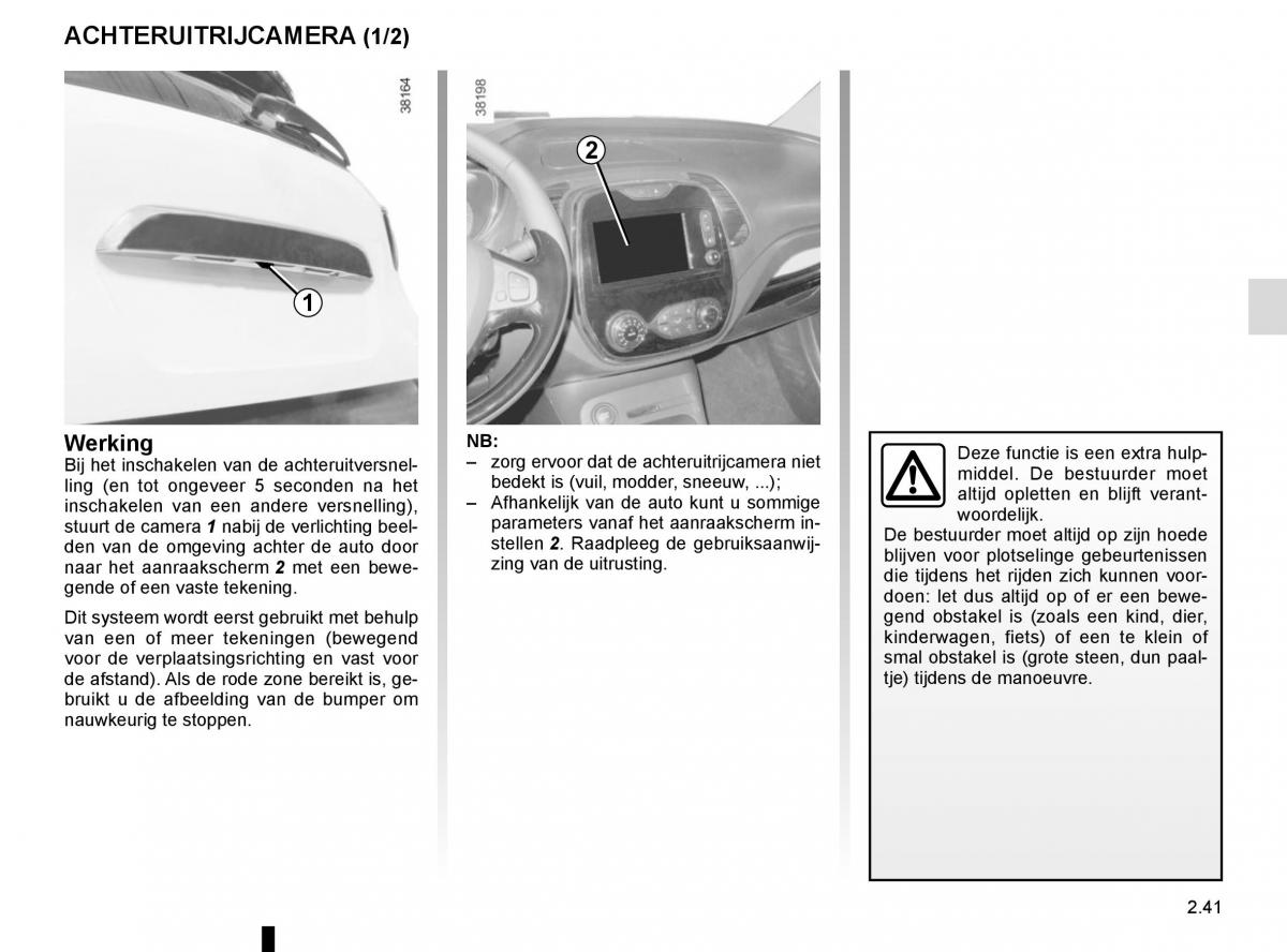 Renault Captur handleiding / page 121