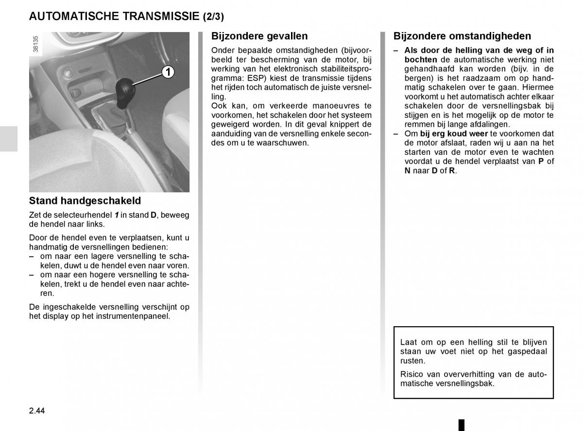 Renault Captur handleiding / page 124