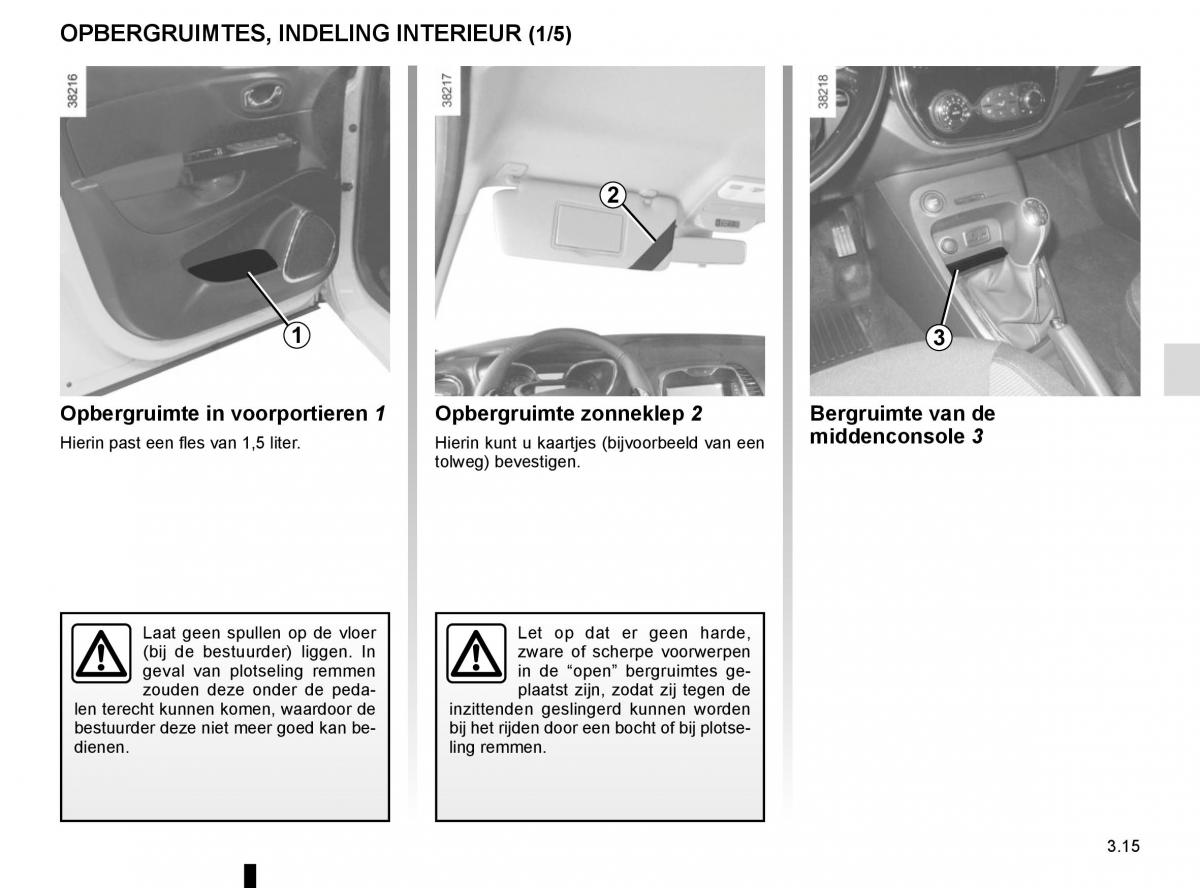 Renault Captur handleiding / page 141