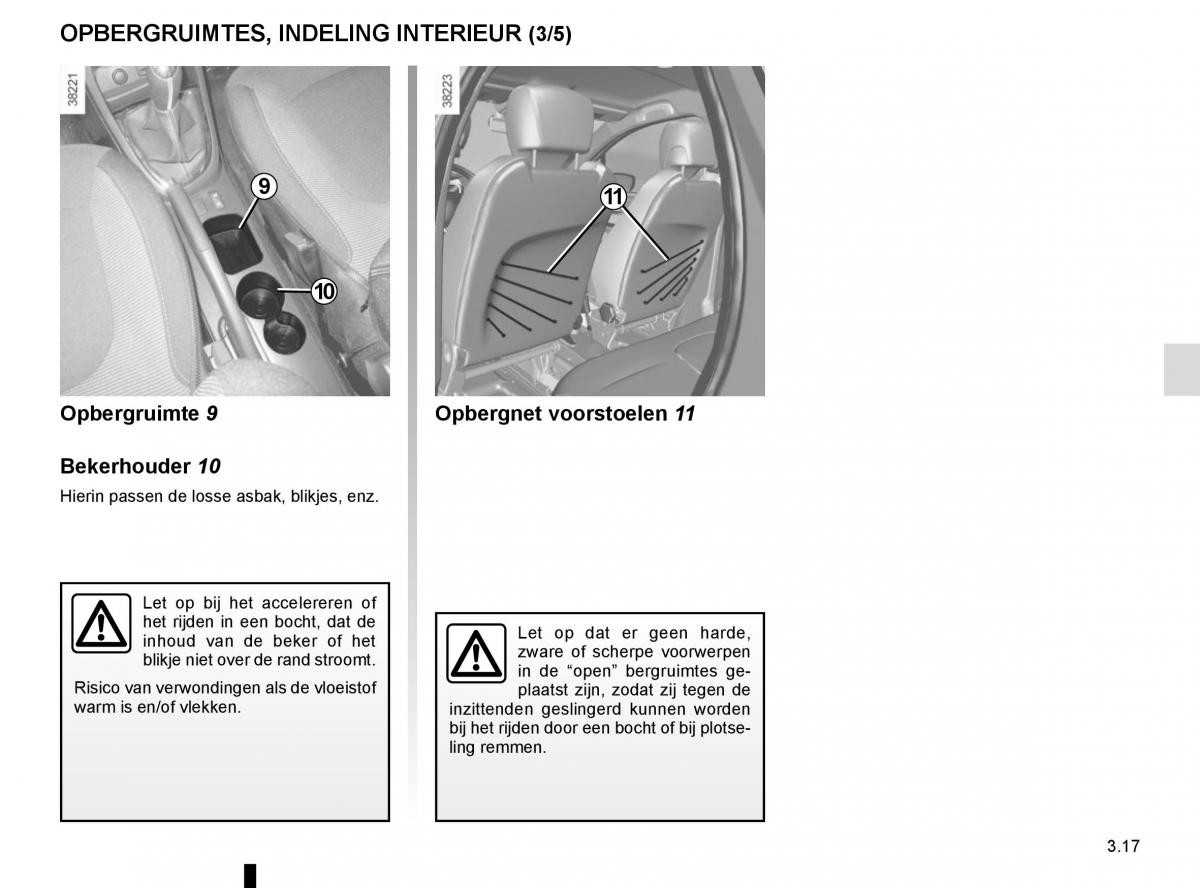 Renault Captur handleiding / page 143