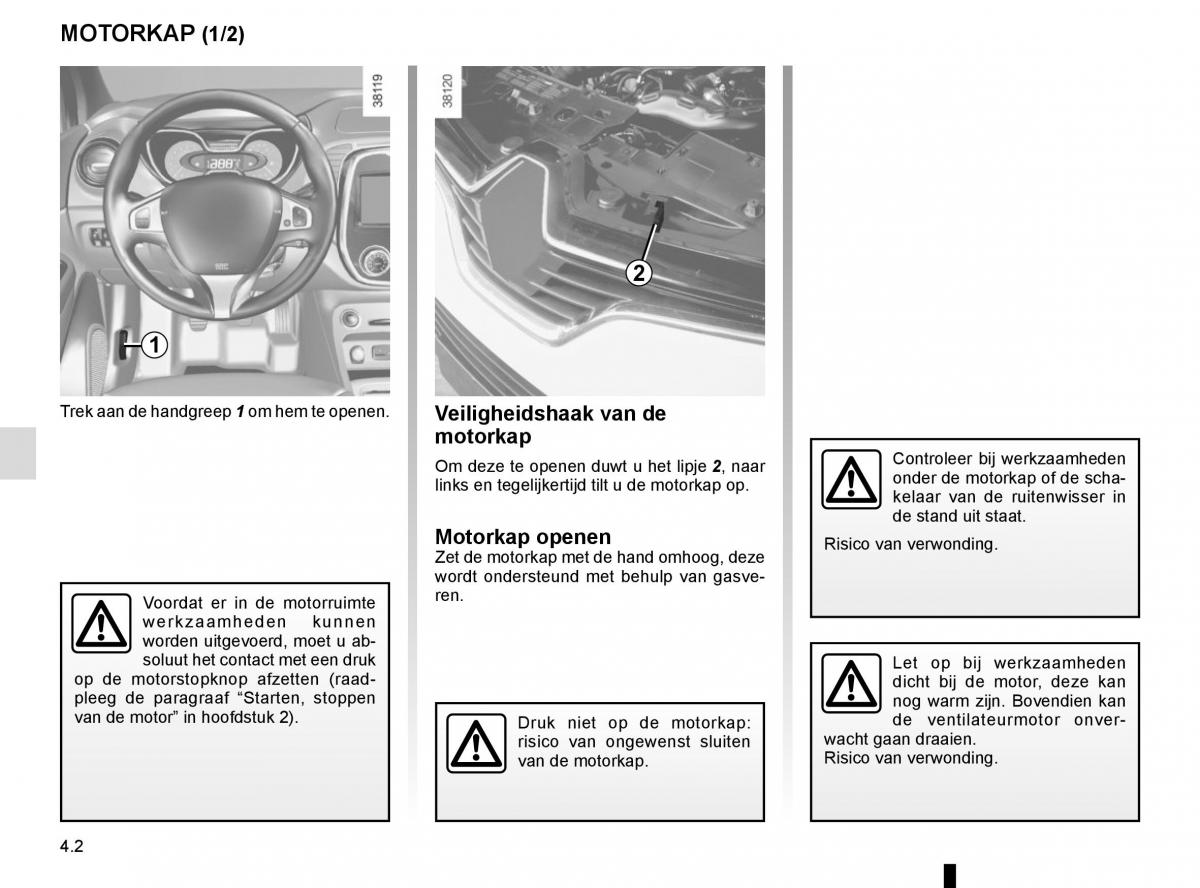 Renault Captur handleiding / page 160