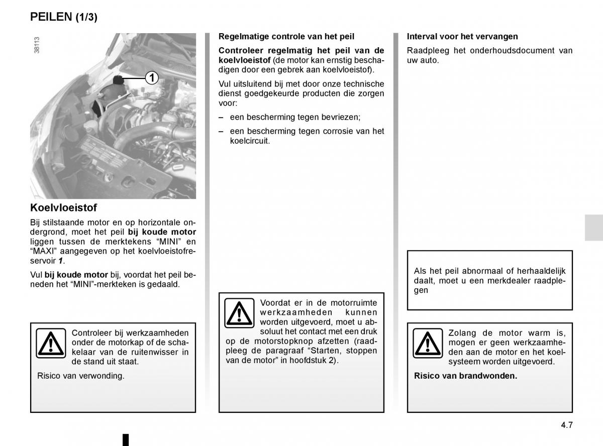 Renault Captur handleiding / page 165