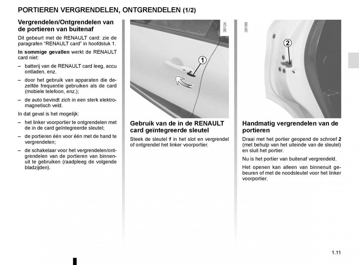 Renault Captur handleiding / page 17