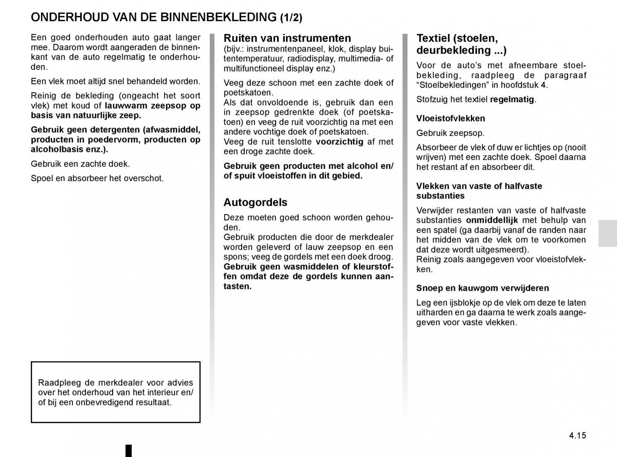 Renault Captur handleiding / page 173