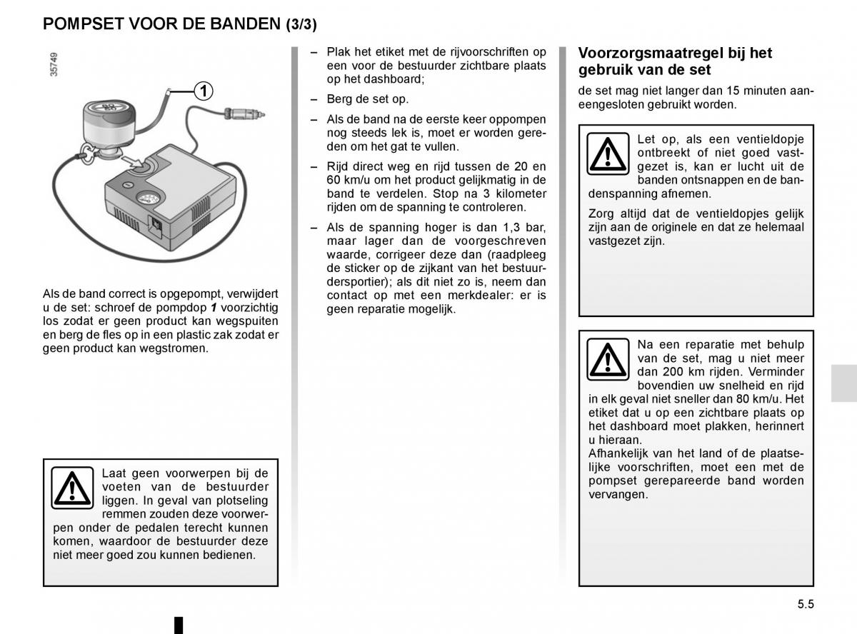 Renault Captur handleiding / page 185