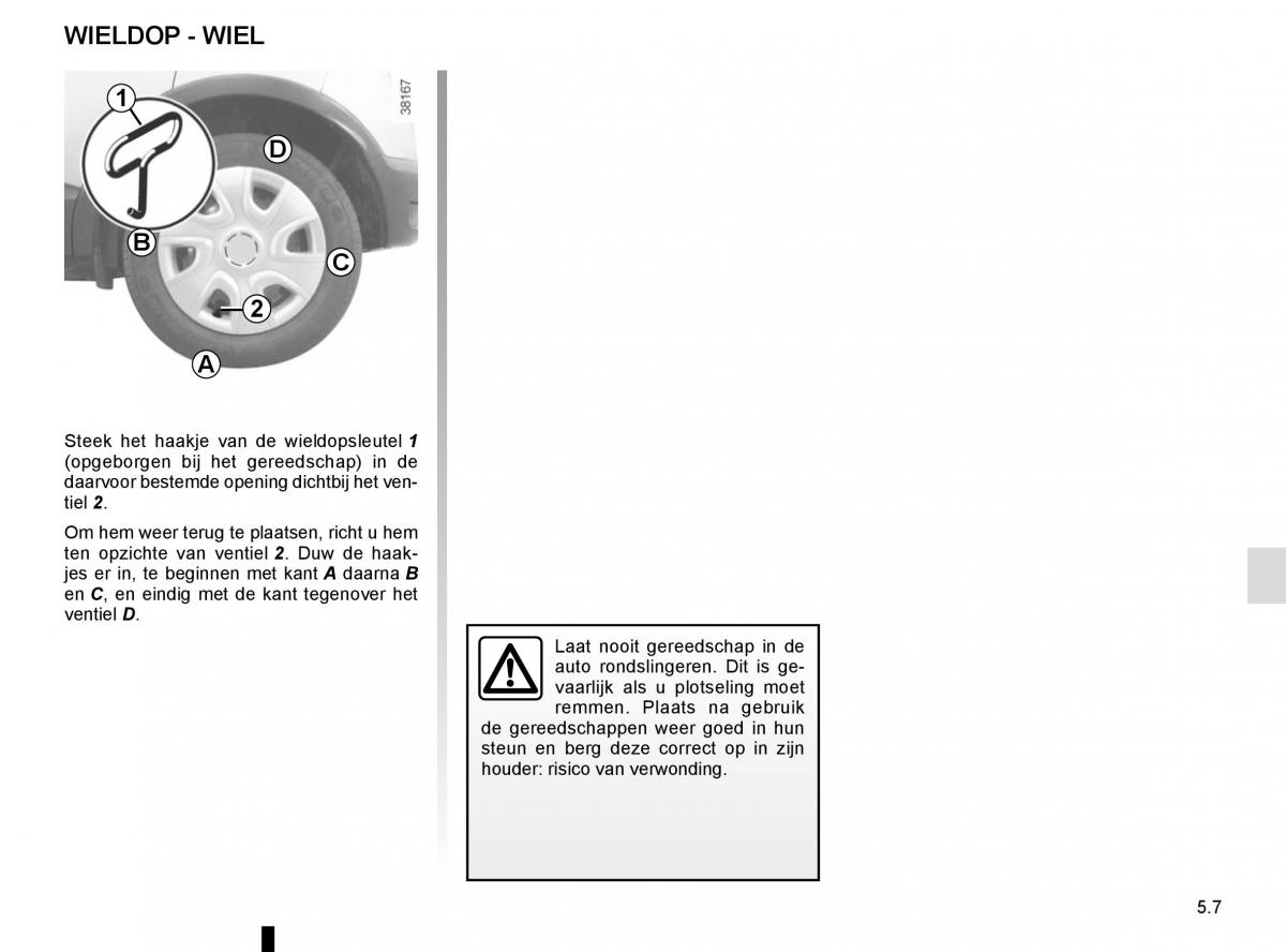 Renault Captur handleiding / page 187