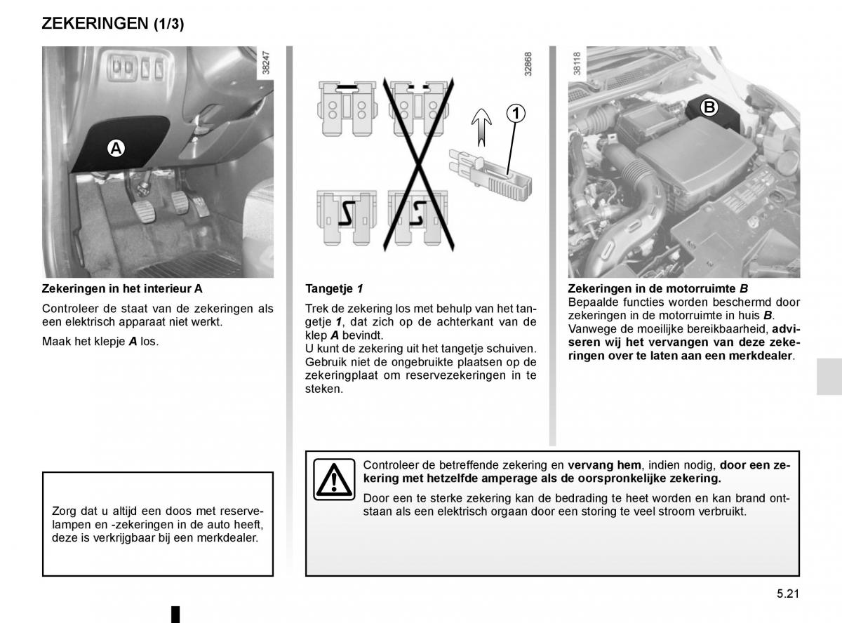 Renault Captur handleiding / page 201