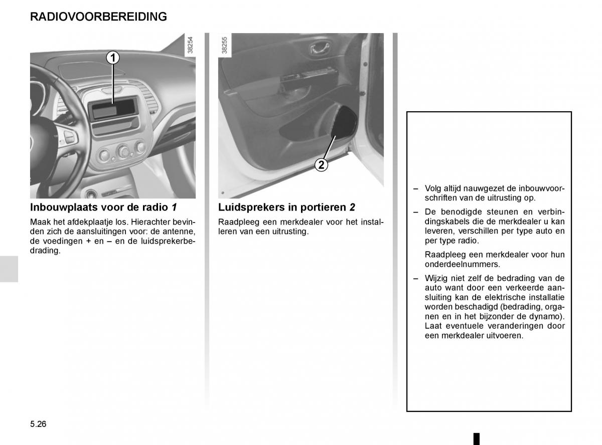 Renault Captur handleiding / page 206