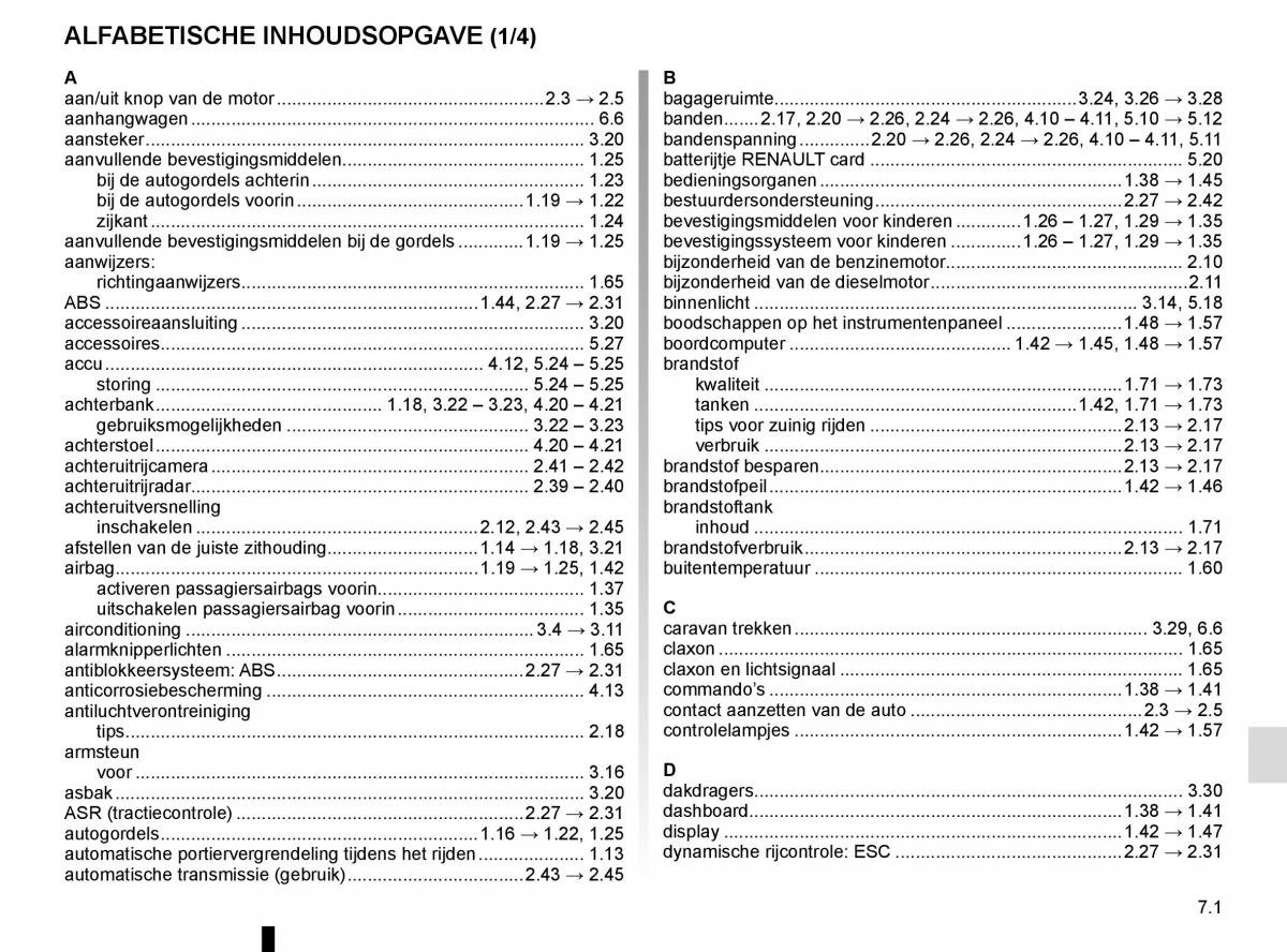 Renault Captur handleiding / page 237