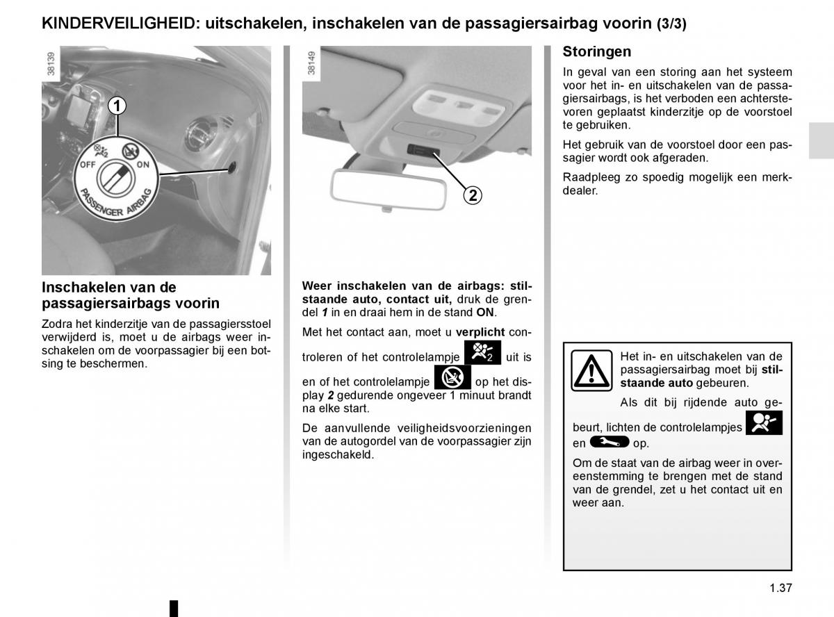 Renault Captur handleiding / page 43