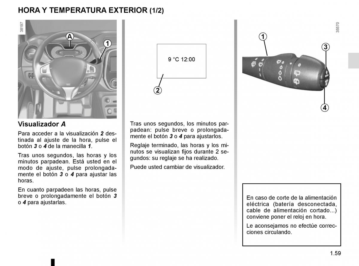 Renault Captur manual del propietario / page 65