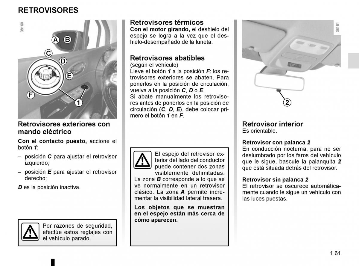 Renault Captur manual del propietario / page 67