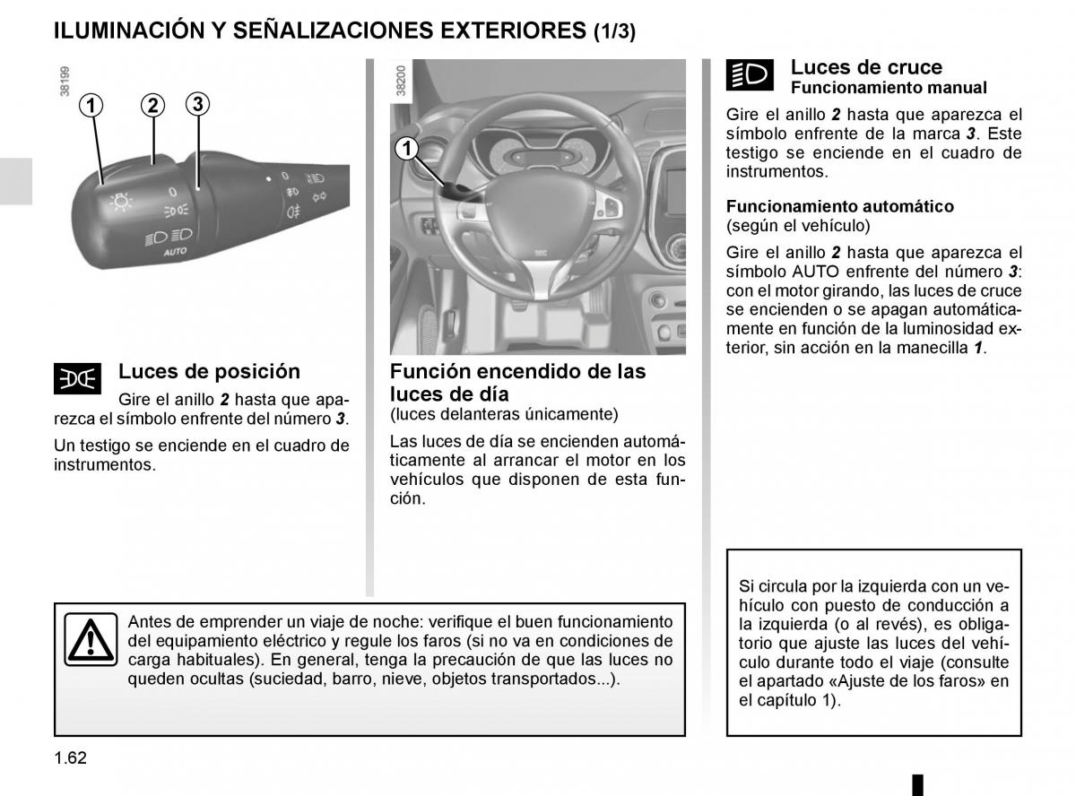 Renault Captur manual del propietario / page 68