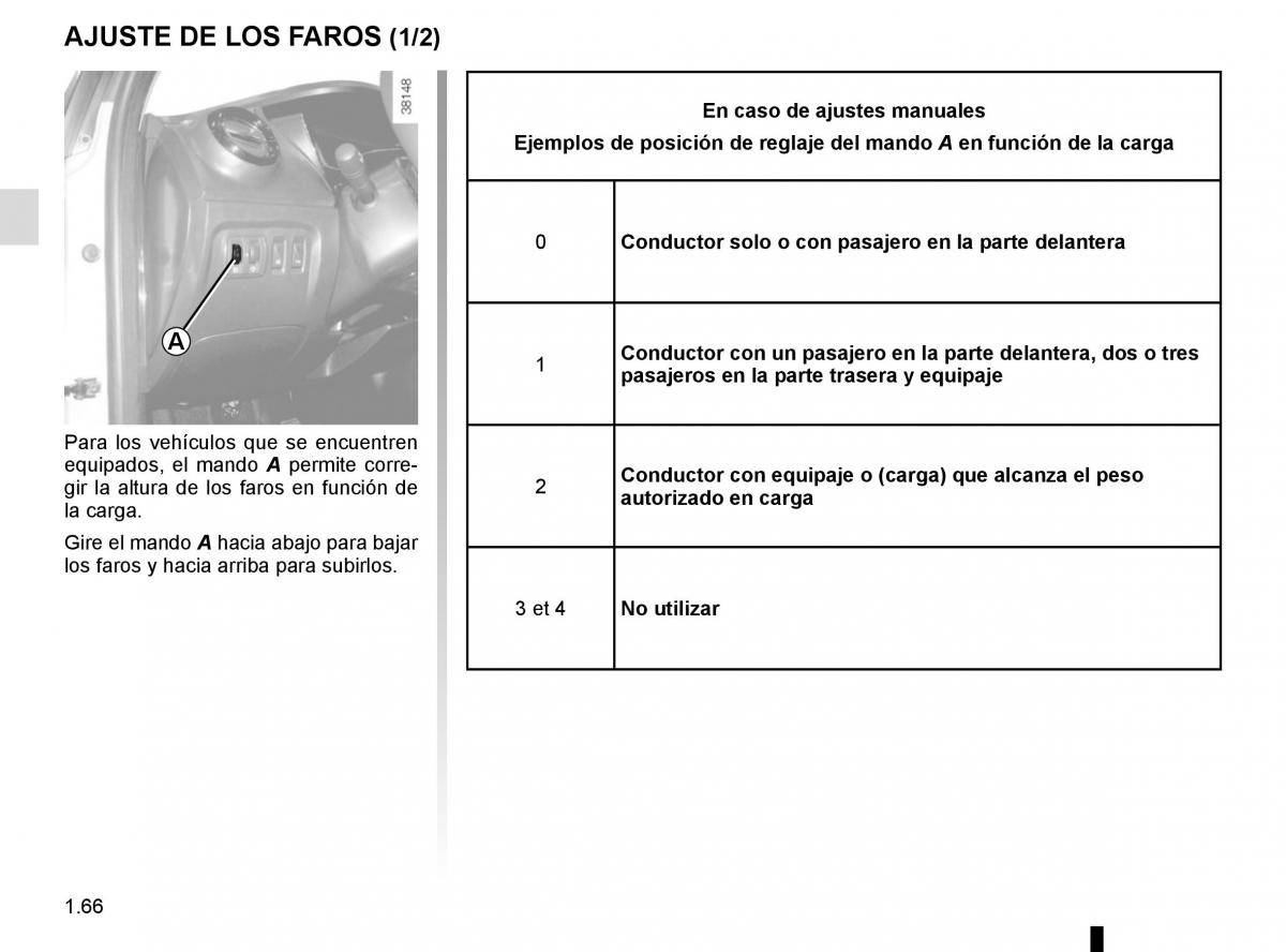 Renault Captur manual del propietario / page 72