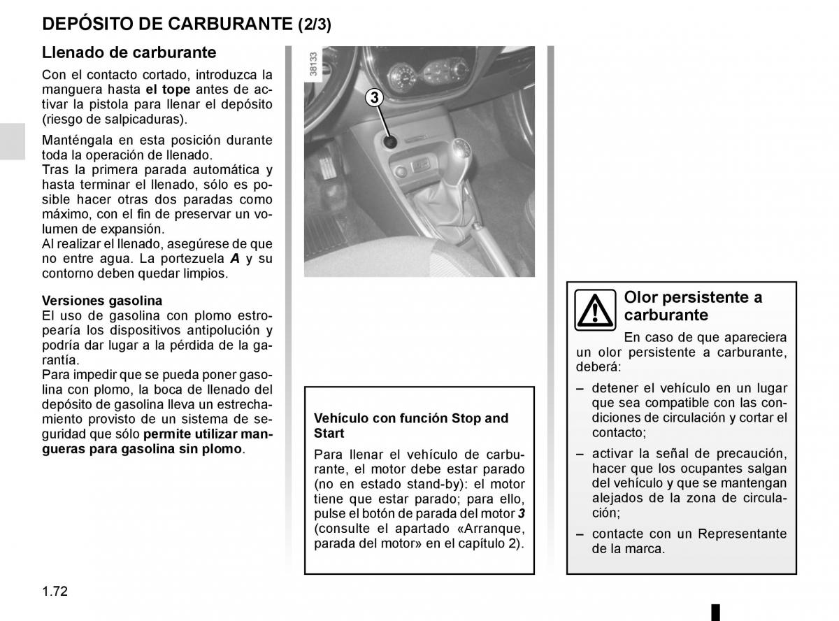 Renault Captur manual del propietario / page 78