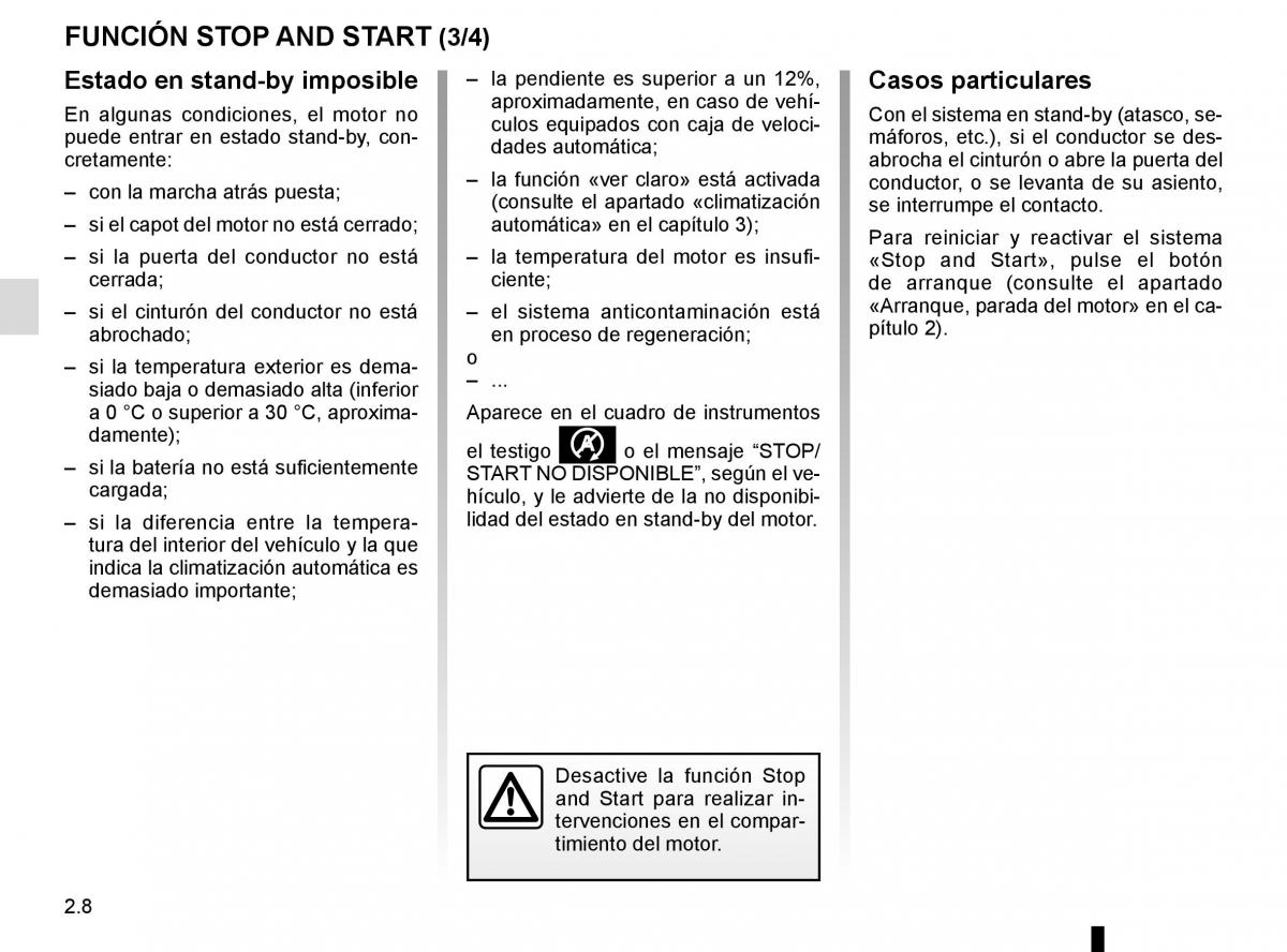 Renault Captur manual del propietario / page 88