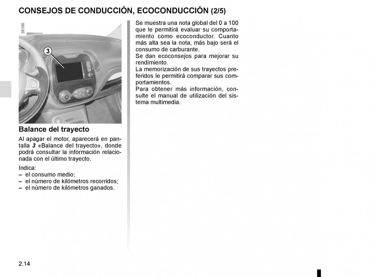 Renault Captur manual del propietario / page 94