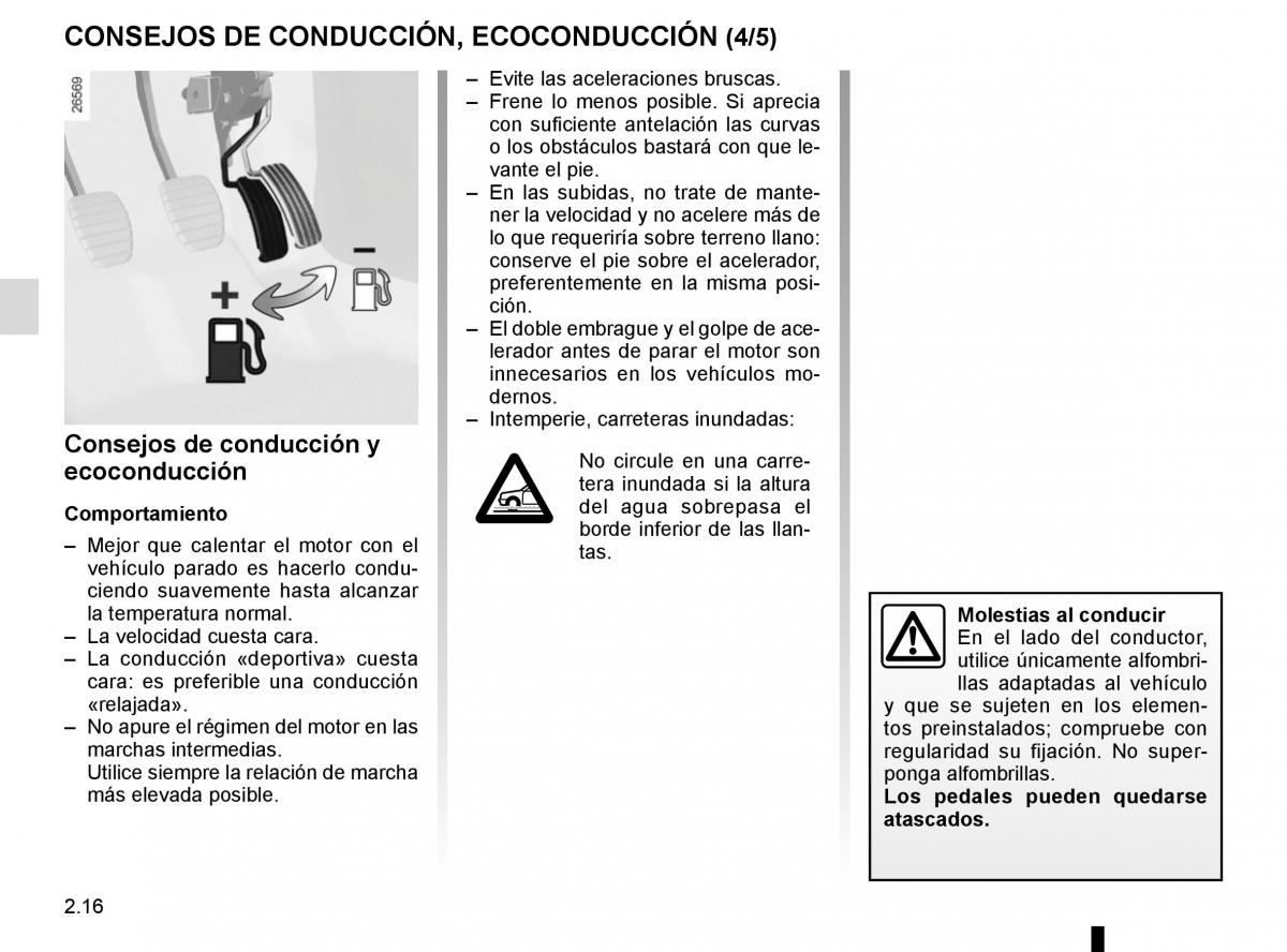 Renault Captur manual del propietario / page 96