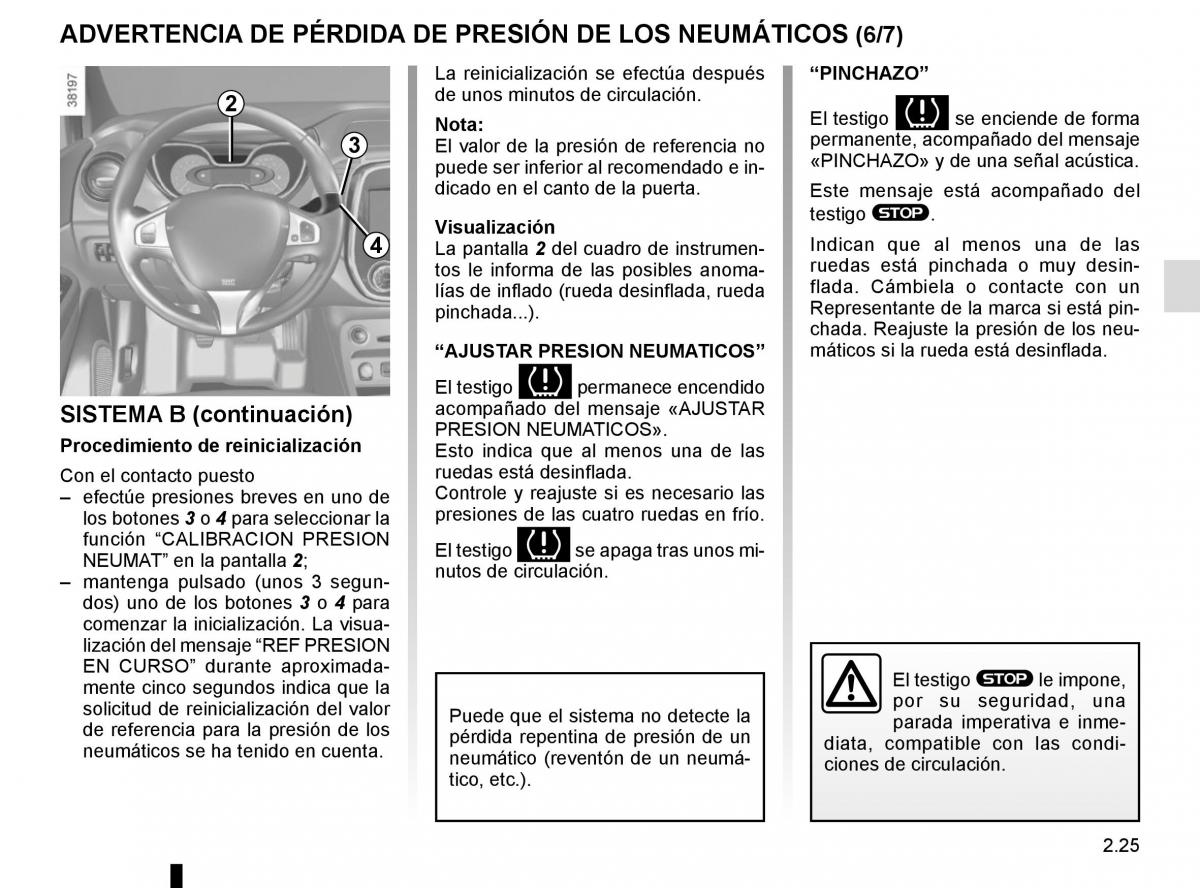 Renault Captur manual del propietario / page 105