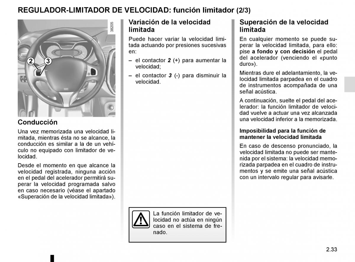 Renault Captur manual del propietario / page 113