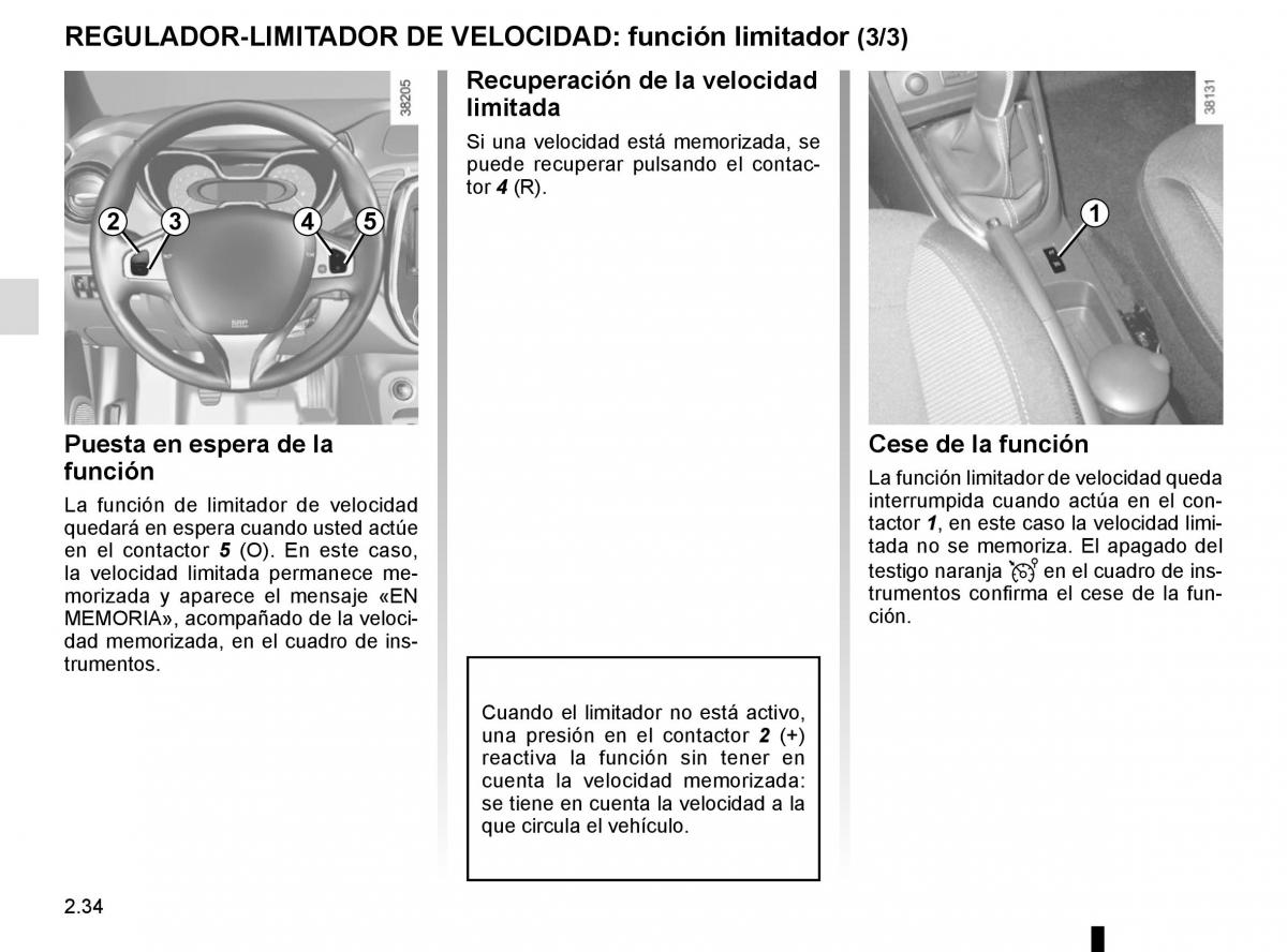 Renault Captur manual del propietario / page 114